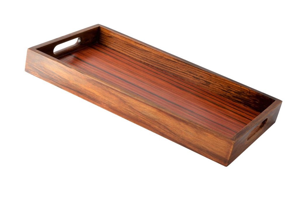 123601391075 Handmade Asersus Wood (Sarsou Wood) Serving Tray