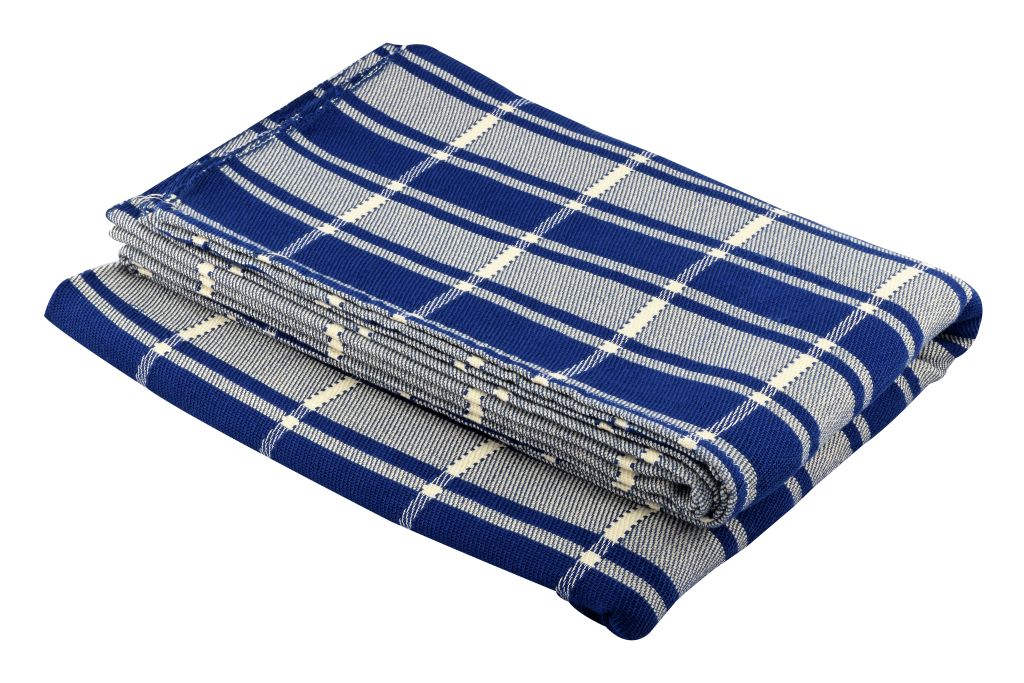 142400021023-02 Handmade Egyptian Cotton Blanket 94*64 Inch - & Pillow cover – Blue