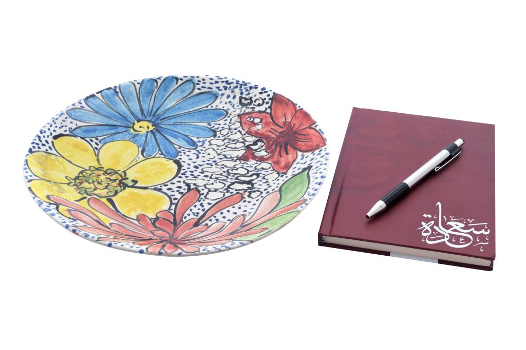Handmade Pottery (Earthenware) Dish - Modern Flower 2